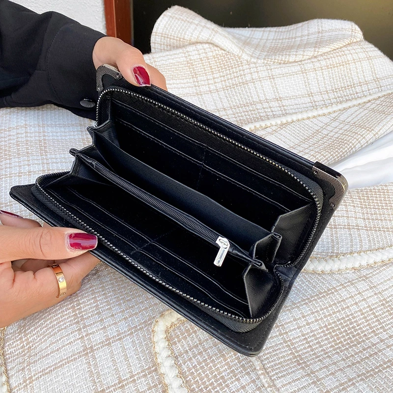 Elegant Skull-Style Women's Wallet – Long Luxury Design Card Holder & Phone Bag