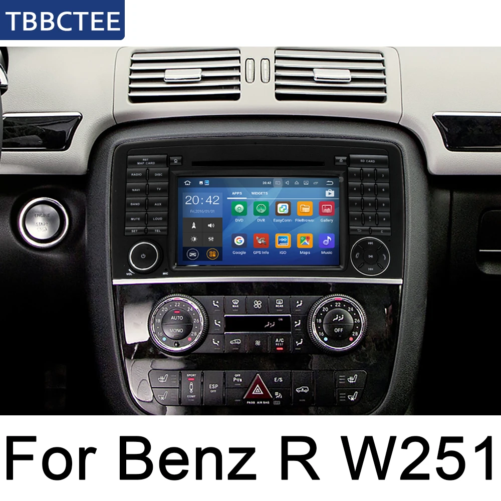 Для Mercedes Benz R Class W251 2006-2013 NTG Авто Радио автомобильный dvd-плеер на основе Android GPS