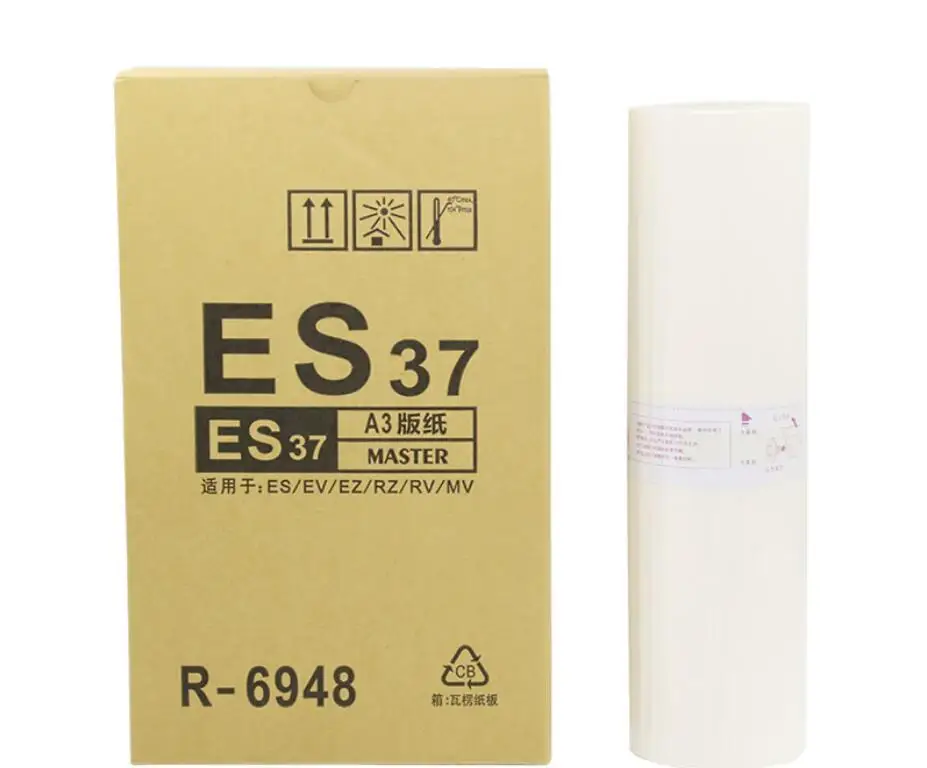 Совместимый A3 цифровой Дубликатор мастер ролл ES37 для EV3760 RV3790C EV3560C ES3761 ES3791 копировальный мастер принтер расходные материалы 2 шт