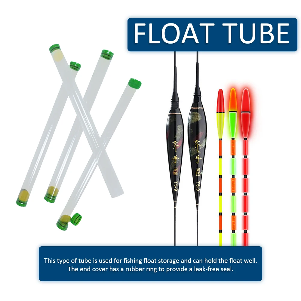 Fishing Floats Tube Transparent Bobbers Fishing Buoys Tackle
