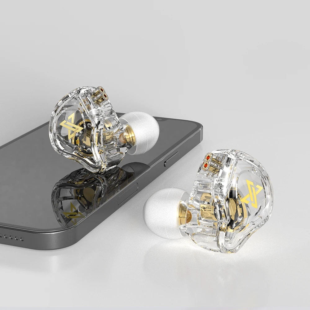 QKZ AK6 MAX Earphones Professional-grade In-Ear Monitor Dual-magnet Driver HIFI Bass Noise Cancelling Earbuds Headset