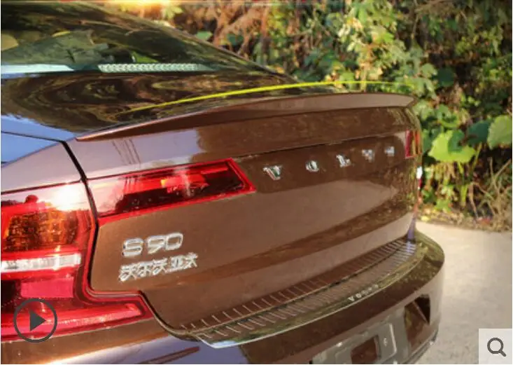 

Краска ABS автомобильный спойлер для заднего крыла багажника для 17 18 VOLVO S90 S90L 2017 2018