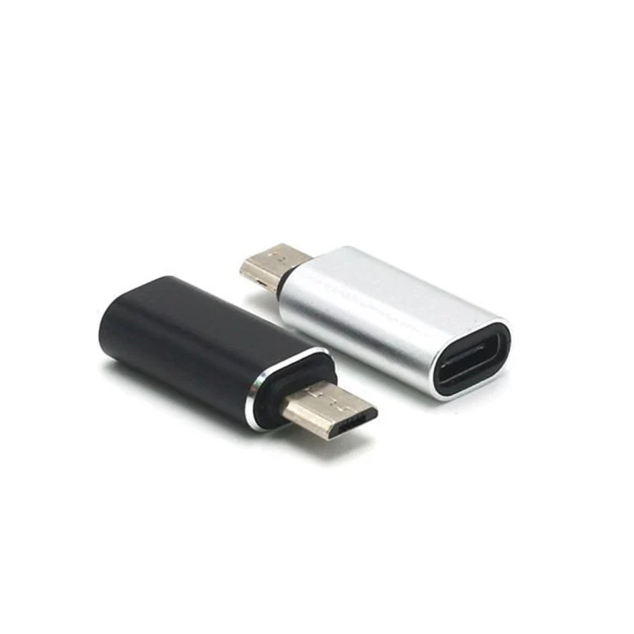 Micro USB Мужской к type C Женский адаптер конвертер Разъем Алюминиевый сплав для телефона планшета SP99