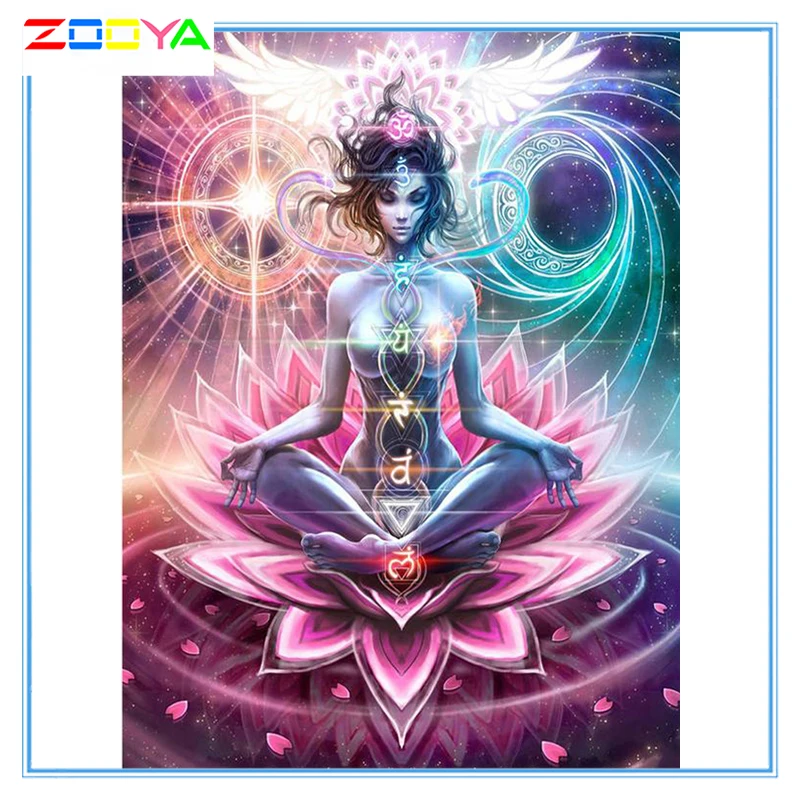 ZOOYA 5D Diy алмазная живопись полный квадратный Набор для вышивки буддой вышивка