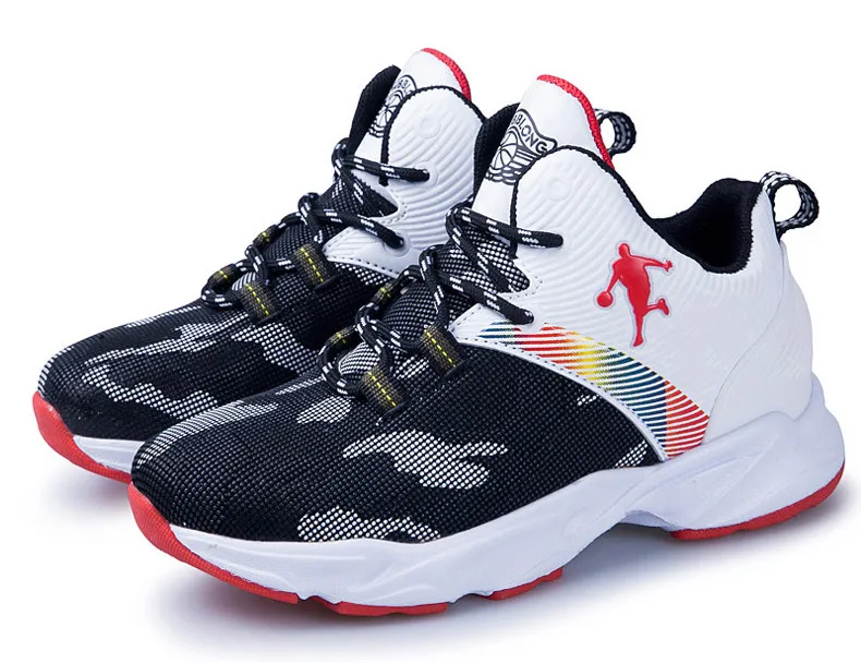 PINSEN Winter shoes Non-slip Kids Sneakers Thick Sole Boys Basketball Shoes Children Sport Shoes Outdoor Boy Trainer Basket (10)