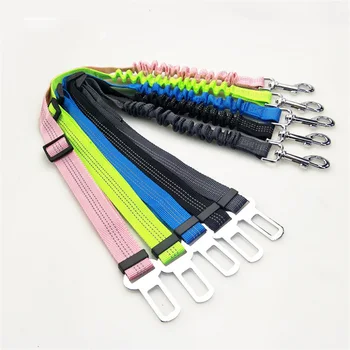 

Adjustable Pet Dog Seat Belt flexible Car Seatbelt Lead Leash for Small Medium Dogs Travel Clip Pet Supplies