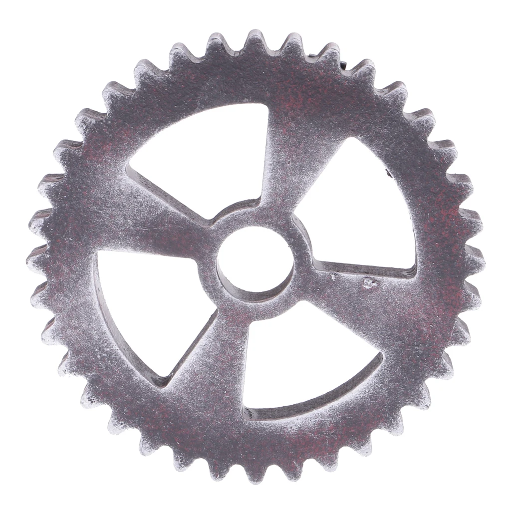 12cm Vintage Wood Steampunk Gear Home Bar Cafe Craft Art Wall Decorations