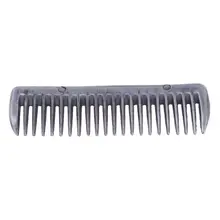 Stainless Steel Polished Horse Pony Grooming Comb Tool Currycomb Smooth