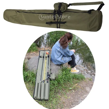 

Fishing Rod Carrier Bag Fishing Pole Carrying Case Premium Quality Oxford Cloth Carry Bag for Fishing Accessories Organizer