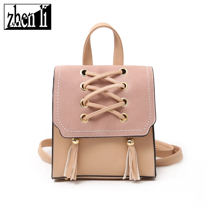 Стиль, машинный шов, женская сумка, Ретро стиль, Одноцветный, машинный шов, ПУ, Женский стильный рюкзак, простой рюкзак