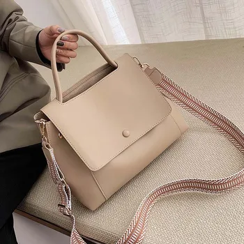 

Solid Color Large Capacity Handbags For Women 2020 Female Shoulder Messenger Bag Retro Daily Totes Lady Elegant Handbags