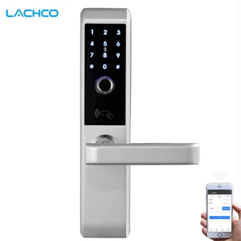 

LACHCO Bluetooth Electronic Door Lock With APP / Biometric Fingerprint / Smart Card / Password / Key Unlock smart lock A2S2001