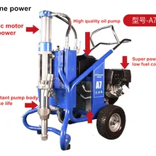 7500 Вт безвоздушная шпатлевка высокого давления для распыления порошка многофункциональная Инженерная машина для распыления краски 380 В 25л/мин