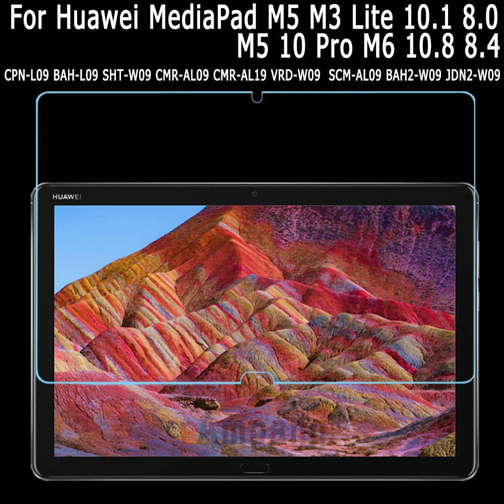 Протектор экрана из закаленного стекла для Huawei MediaPad M5 M3 Lite 10 1 8 0 pro M6 4 протектор