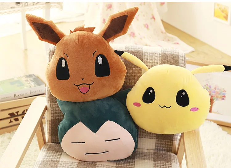 33 см Плюшевые Snorlax мягкие подушки Psyduck Jigglypuff мягкие новые милые положительный энергии хорошее качество Хэллоуин Рождественский подарок детские игрушки