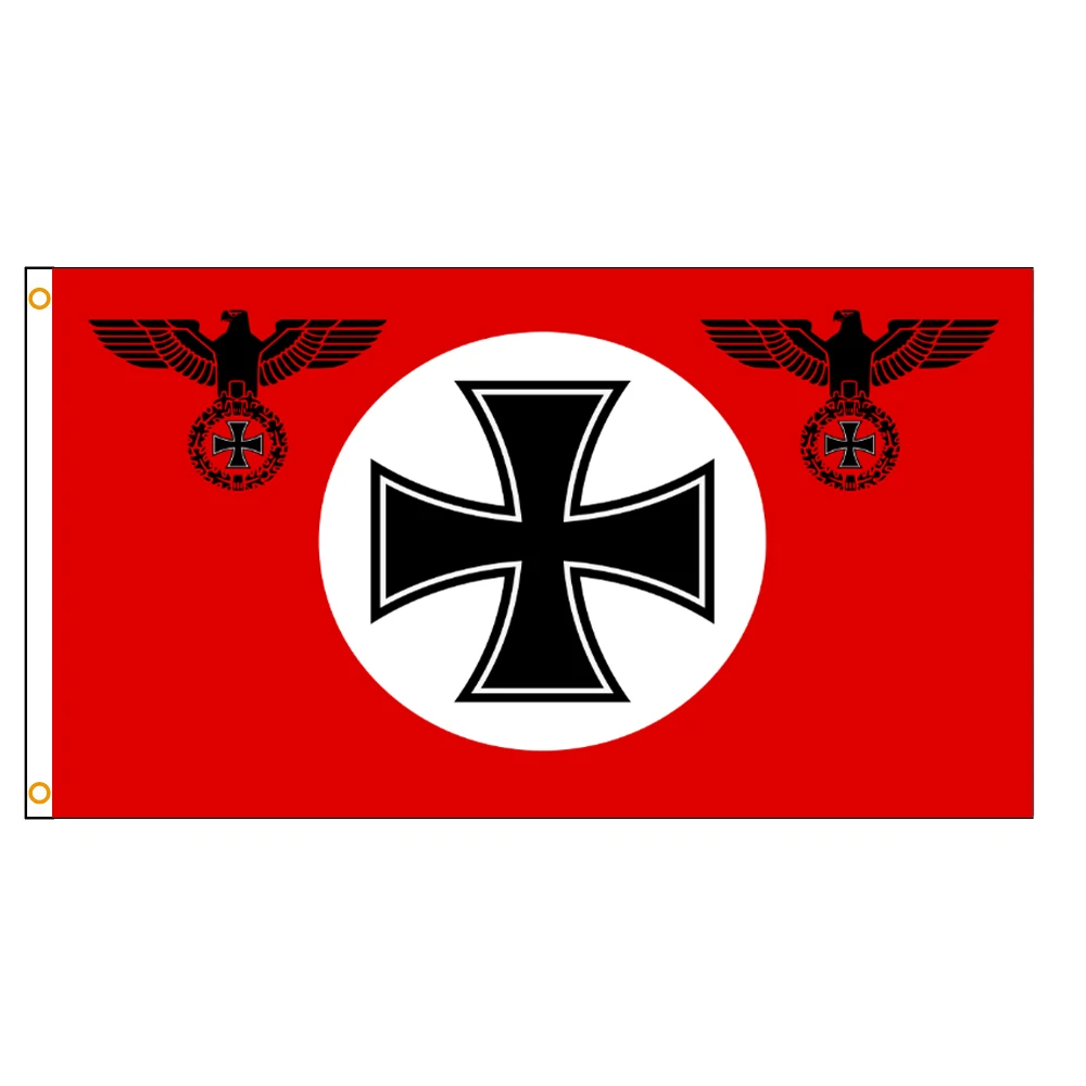 90x150cm German Empire Reich Eagle Iron Cross FlagFlags, Banners