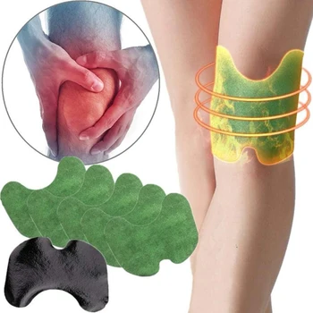 

12pcs Wormwood Knee Sticker Joint Ache Pain Relieving Paster Knee Rheumatoid Arthritis Body Patches Chinese Herbal Plaster