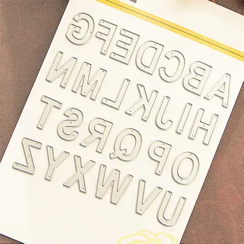 

2x1.5cmx26 26 letters Cutting dies metal crafts paper die-cutting /DIY embossing Christmas and New Year Scrapbooking
