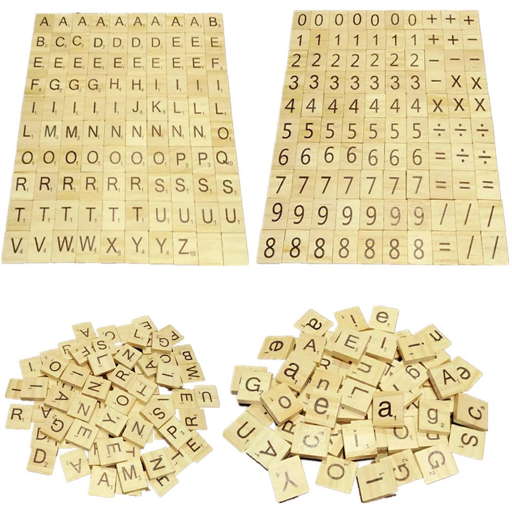 Hot Sale 100pcs/set Kids DIY Wooden Alphabet Crafts Educational Letters Craft Jigsaw Puzzles Toys For Children 1 Hot Sale 100pcs/set Kids DIY Wooden Alphabet Crafts Educational Letters Craft Jigsaw Puzzles Toys For Children 1