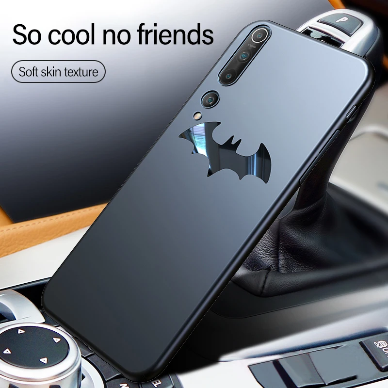

Ultra-thin Metal Batman Matte PC Phone Case For Xiaomi Mi 10 9 8 SE Lite Pro Redmi Note 7 Mix Max 2 3 Magnetic Protection Cover