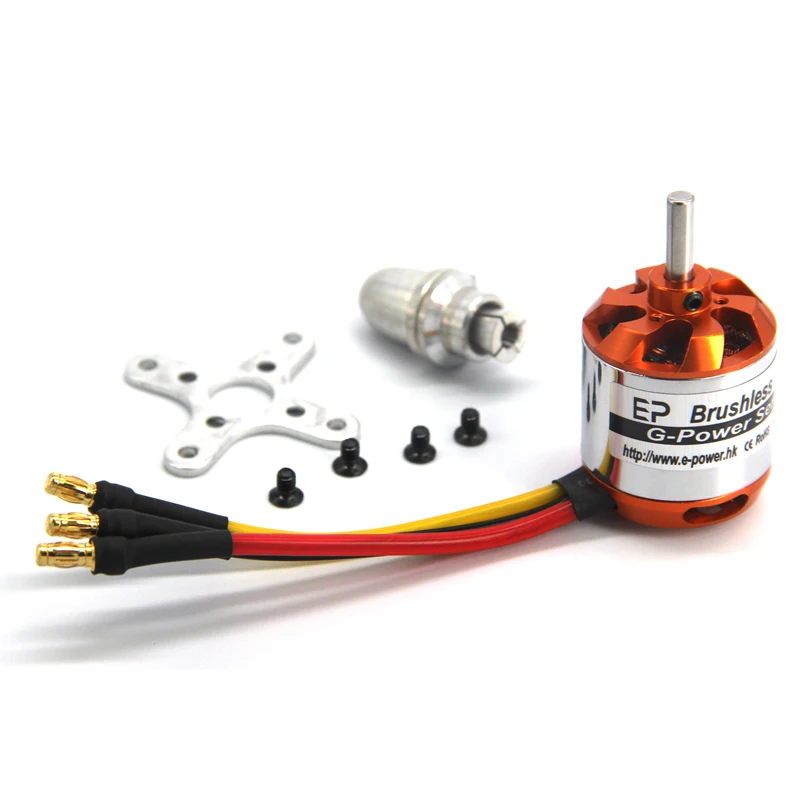 Бесщеточный двигатель E Power D2836 750KV 880KV 1120KV 1500KV 2 4S подходит для вертолета самолета с