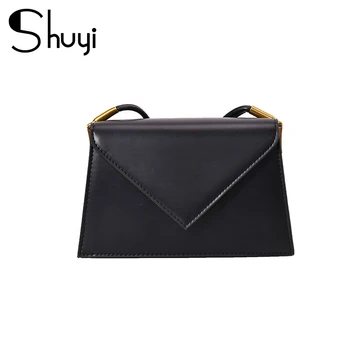

European Fashion Casual Square bag 2020 New High quality PU Leather Women's Designer Handbag Simple Shoulder Messenger Bag