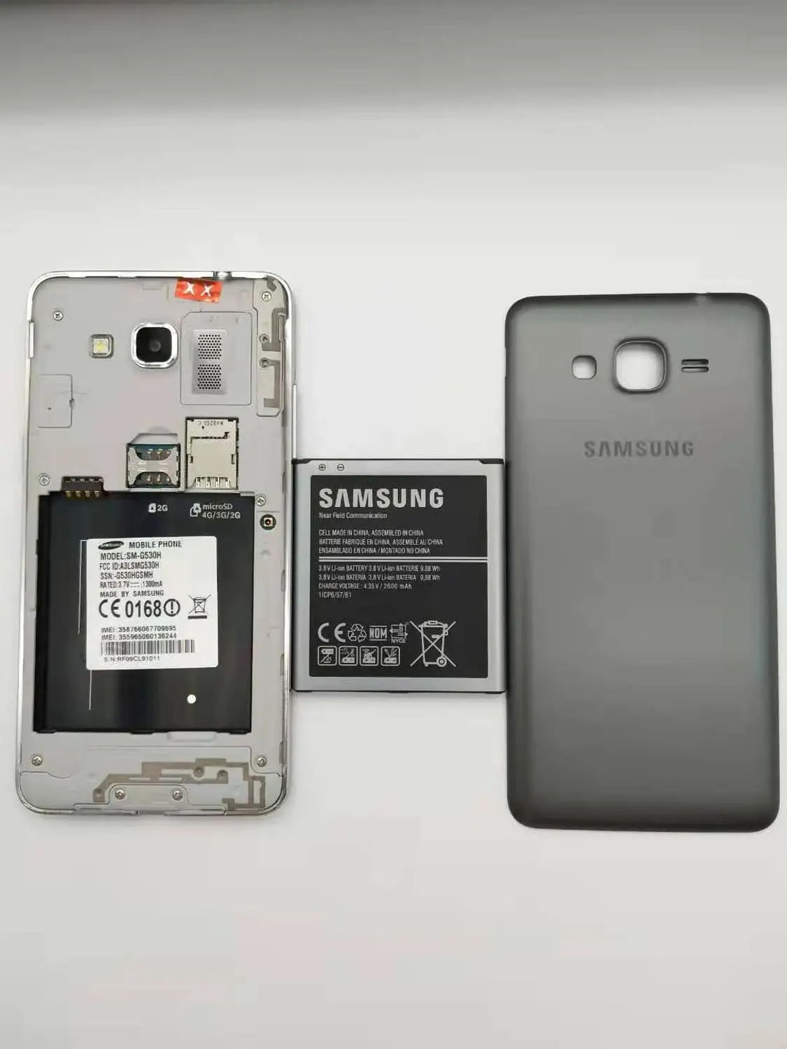 samsung Galaxy Grand Prime G530 G530H разблокированный мобильный телефон Ouad Core Dual Sim 1 ГБ ram 5,0 дюймов сенсорный экран отремонтированный