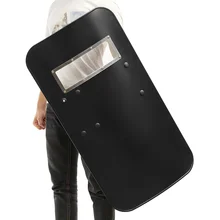 Bouclier tactique portable en plastique, Anti émeute, pour la sécurité, l'auto Protection, défense 
