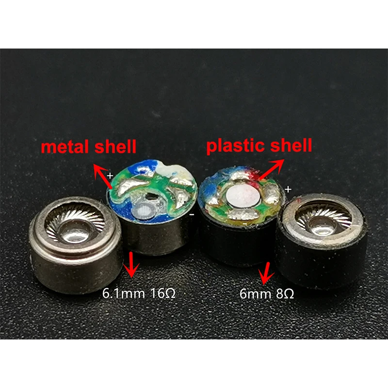 Сбалансированные наушники-вкладыши 6 мм титановые динамик с диафрагмой 16 Ом 3