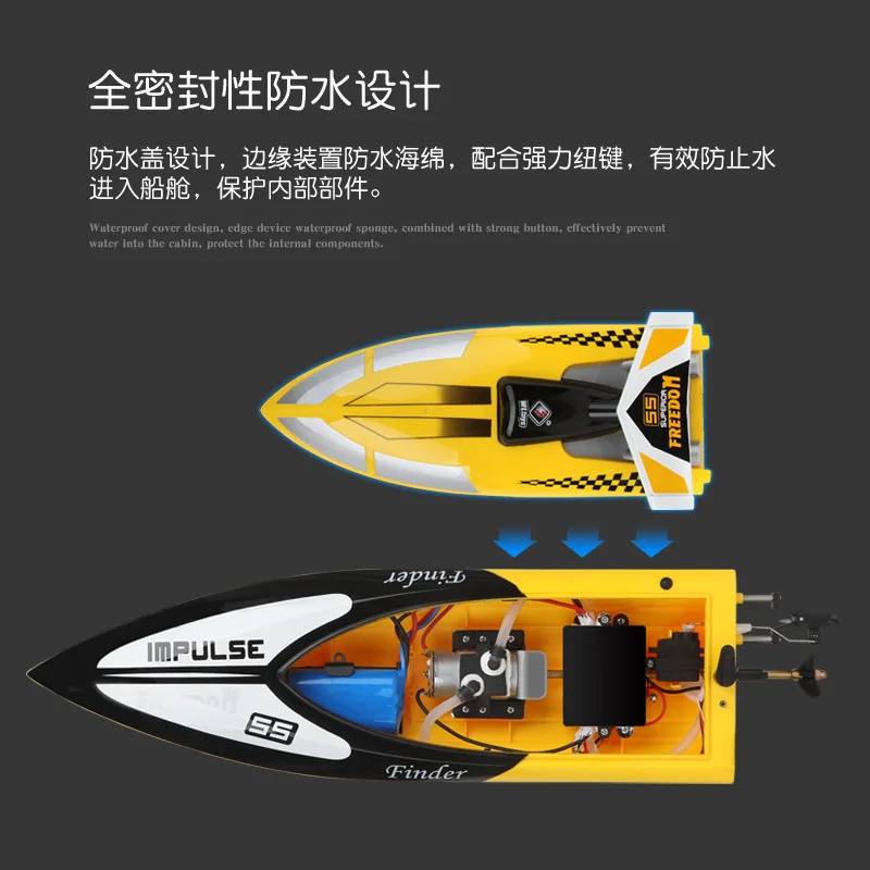 Заводская распродажа Weili Wl912 высококачественные кошельки, имитация Профессия высокое Скорость гонки Скорость дистанционного Управление модель лодка игрушка Поворотная El