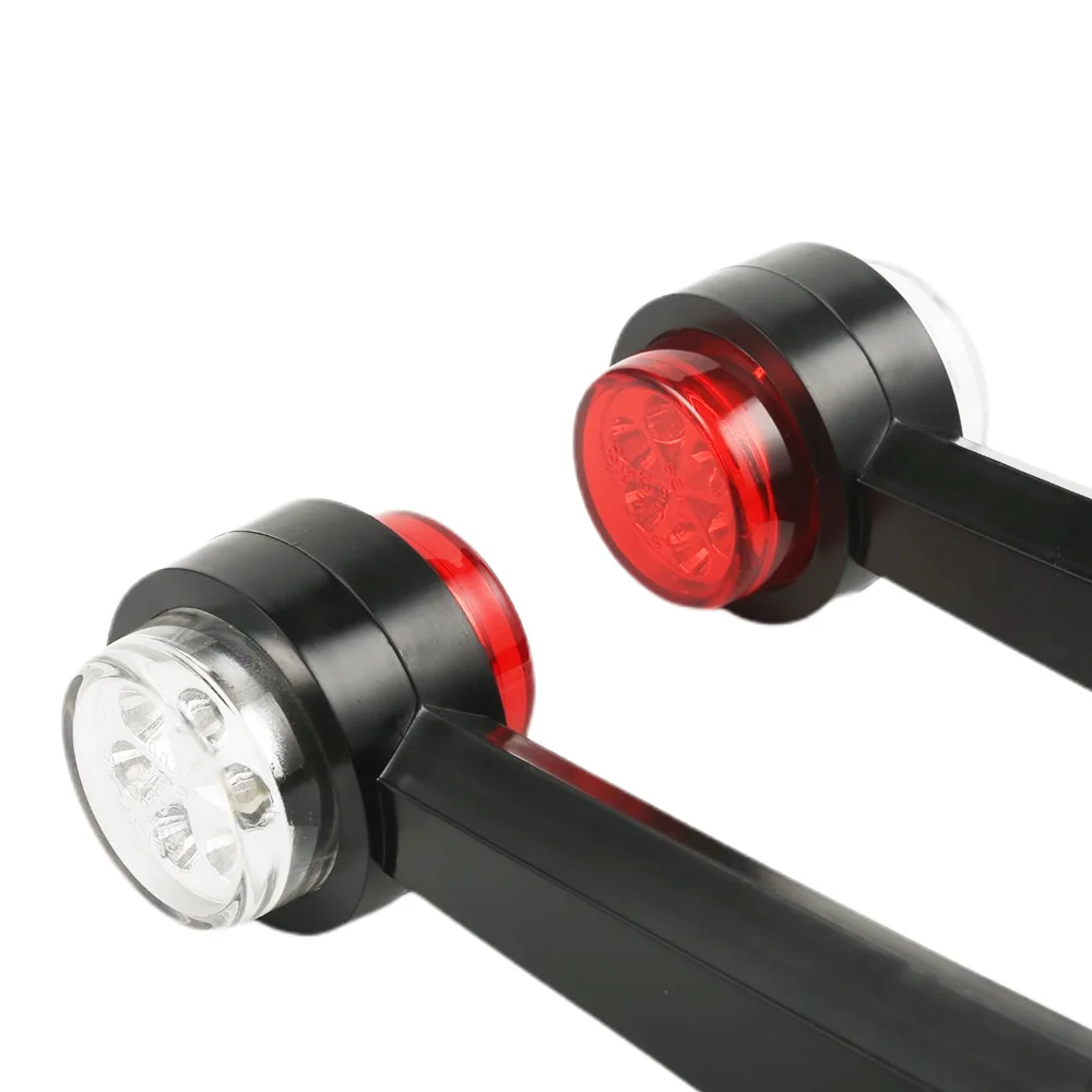 2PCS Lkw Seite Marker Lichter 12v Anhänger Led-leuchten Seite