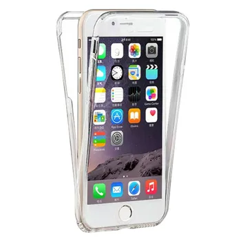 

TBOC case for iPhone 7 - iPhone 8 (4.7") -Full Clear Case [Silicone TPU] Double Face [360 Degree] Proteccion