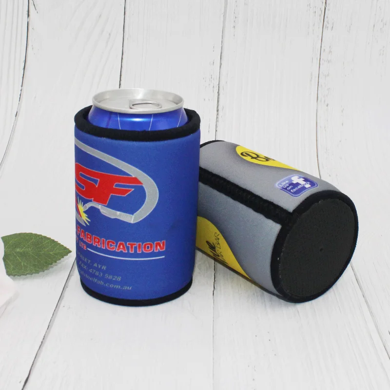 

200pcs Personalise Your Design Printed Stubbies Promotional Stubby Holders Can Holder Wedding Stubbie For Business Customised