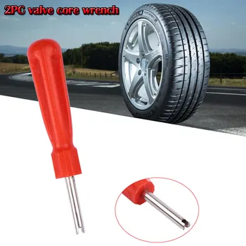 

2PC Valve CorRemoval Tool Tire RepairTool Valve Core Wrench Air Conditioning Repair Tool Valve Core Screw Driver