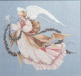 WINTER and AUTUMN by L & L SPRING ANGEL OF SUMMER LOT of CROSS STITCH KIT 