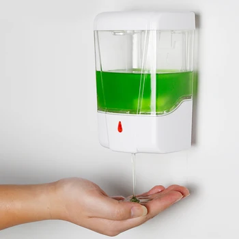 

700ml IR Sensor Bathroom Touchless Automatic Large Capacity Hand Wash Wall Mounted Sensitive Toilet Kitchen Soap Dispenser