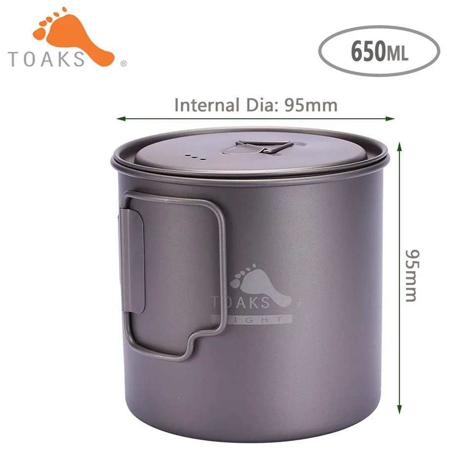 TOAKS TITANIUM 750ML POT Unicolore - Gavetta Campeggio - Foto 10