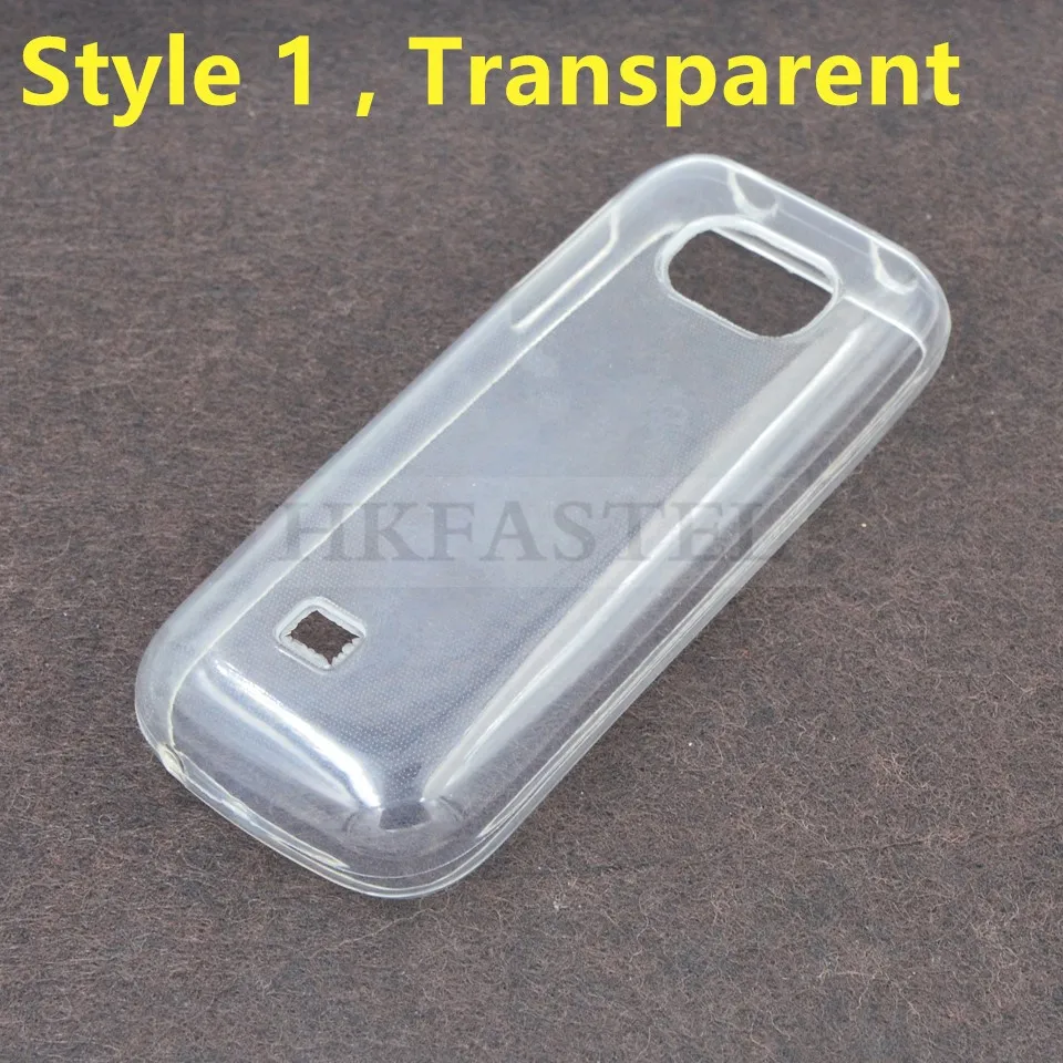 HKFASTEL Protection Case For Nokia C2 C2-01 C2 01 jelly Clear Soft TPU Back Case Protection Skin Camera Protect Cover phone carrying case