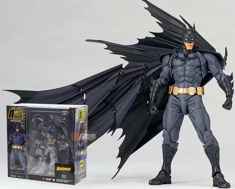 Shan kou shi Бэтмен revoltech DC шестерни суставов Супер милый мультфильм Гараж Комплект модель Фигурка