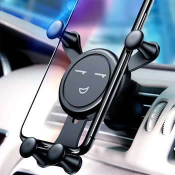 

Car Holder Gravity For Phone Car Installation Vent Clip Mount Gravity Bracket No Magnetic Mobile Phone Holder Cell Stand Support