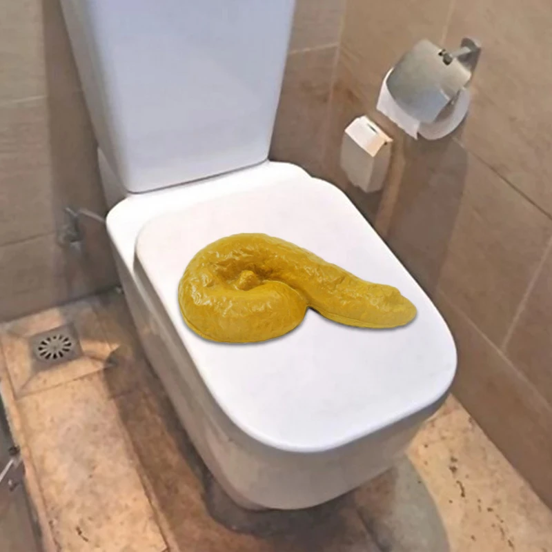 Детский подарок полная шутка Pooper шалость инструмент реквизит кляп Closestool Ванная комната Губка 11*6 см креативный Хэллоуин день апреля дурака Туалет