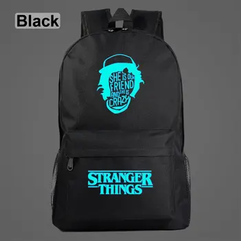 

AL2008 Luminous Stranger Things Dustin Friend Boy Girl School bag Teenagers Student Schoolbags Women Packsack Men Backpack