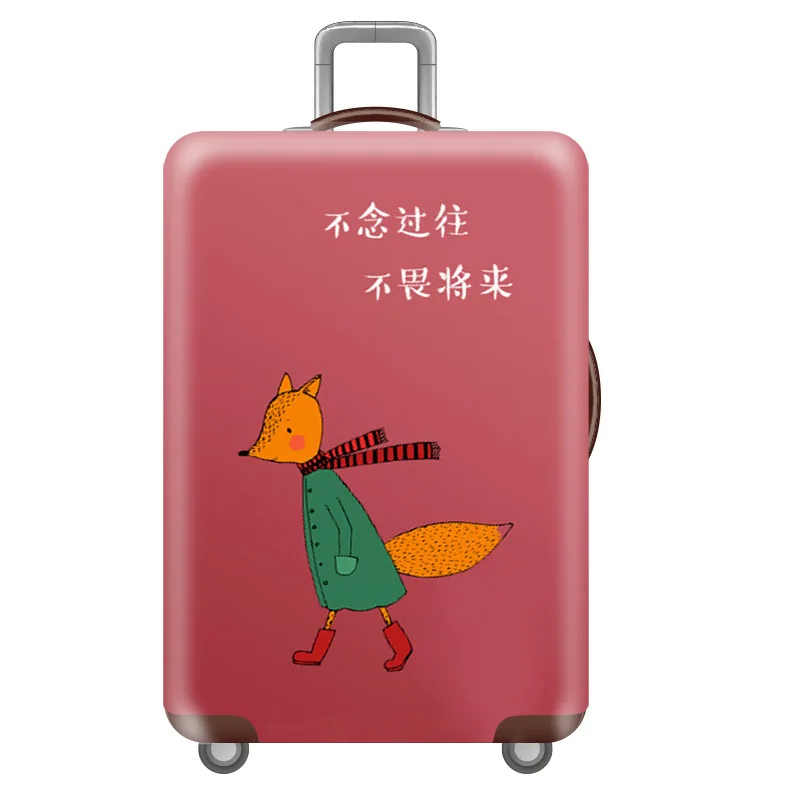 C Luggage cover Уплотненная Крышка для багажа, эластичные Защитные чехлы для багажа, аксессуары для путешествий для пары, чехол для чемодана 18-32 дюймов - Цвет: C Luggage cover