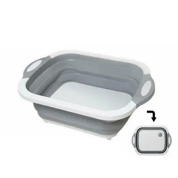 

Multifunction Collapsible Cutting Board Plastic Chopping Board Drainer Basket Folding Board Folding Sink Kitchen Sink Drainer