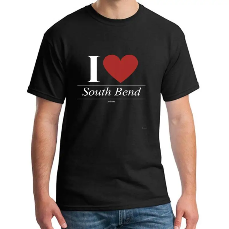 

printed South Bend Indiana In Hoosier tee shirt loose size 13xl Novelty hanukkah Knitted mens t-shirts