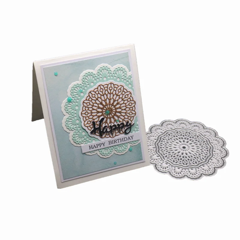 

Pierced Flower Cutting Dies Stencils 2019 New for DIY Scrapbooking/photo album Decorative Paper Cards