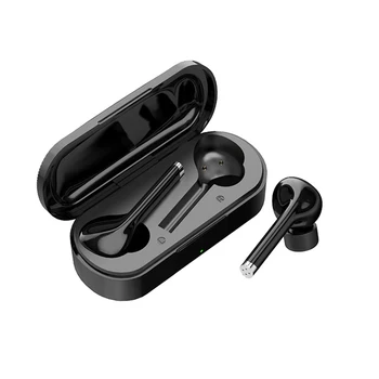 

TWS Bluetooth 5.0 Earphone True Wireless with Charging Cabin For Phone Bass Auto Pairing Half-in-ear Megnetic Earbuds