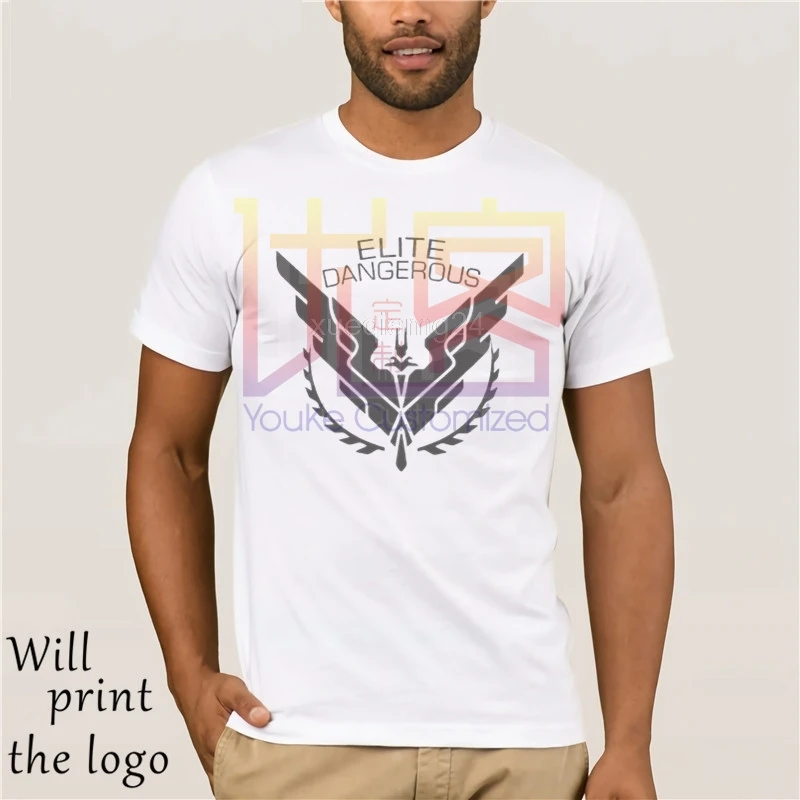 Fashion Cool Men T shirt Women Funny tshirt Elite Dangerous Customized Printed T-Shirt | Мужская одежда