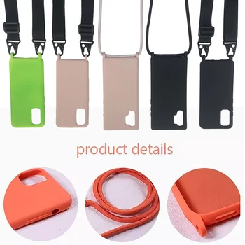 

Strap Cord Chain Phone Tape Necklace Lanyard Mobile Phone Case for Carry to Hang For SAMSUNG NOTE 9 S20 S20 PLUS Note10