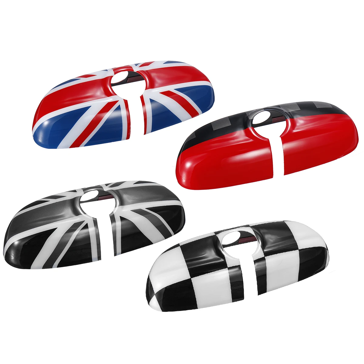 

pc Car Rear View Mirror Case Cover UK Flag Sticker decoration for Bmw for BMW for MINI Cooper JCW S One+ F54 F55 F56 F60